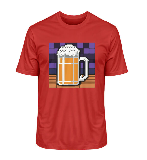 Pixel Bier - Herren Premium Organic Shirt 2.0 ST/ST-4