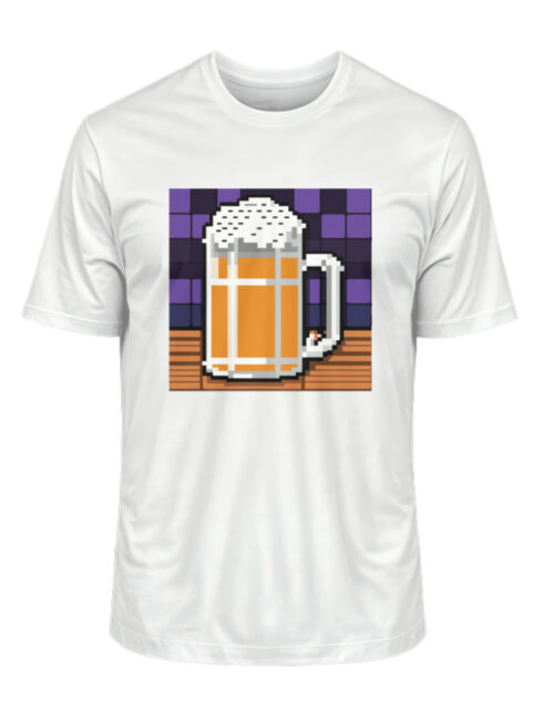 Pixel Bier - Herren Premium Organic Shirt 2.0 ST/ST-3