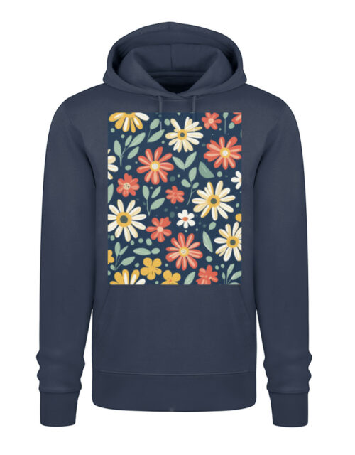 Dark Flowers - Unisex Organic Hoodie 2.0 ST/ST-6959