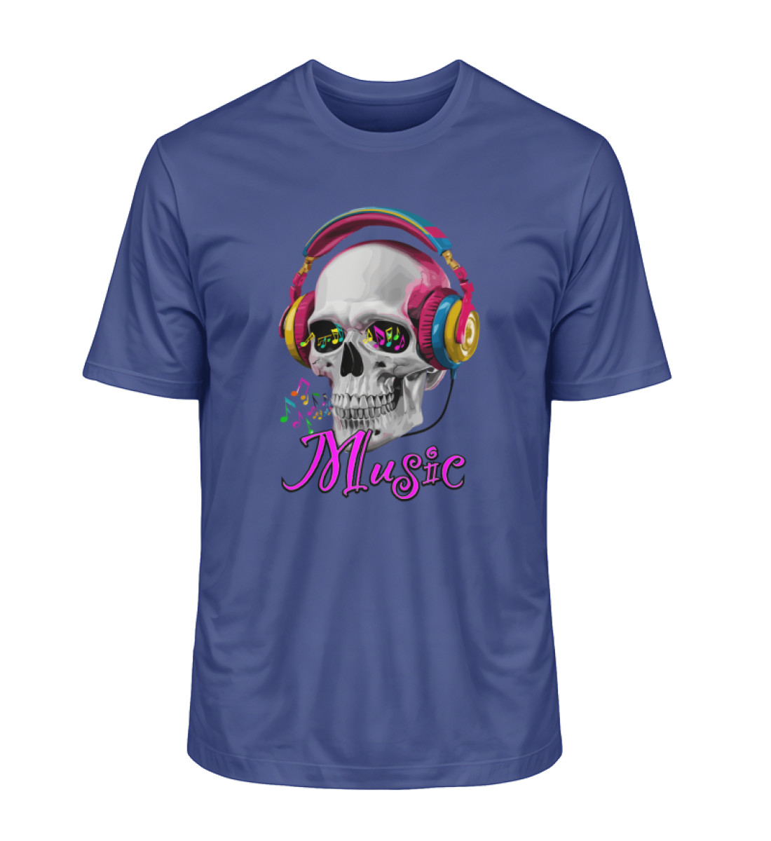 Music Skull - Herren Premium Organic Shirt 2.0 ST/ST-7139