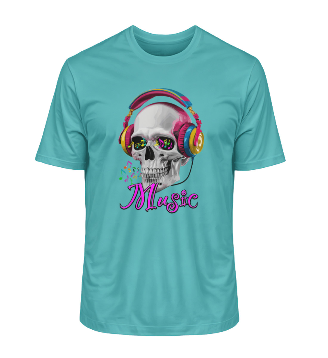 Music Skull - Herren Premium Organic Shirt 2.0 ST/ST-7144