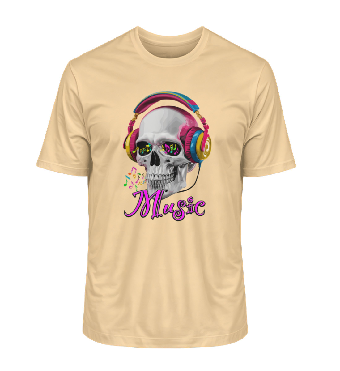 Music Skull - Herren Premium Organic Shirt 2.0 ST/ST-7239