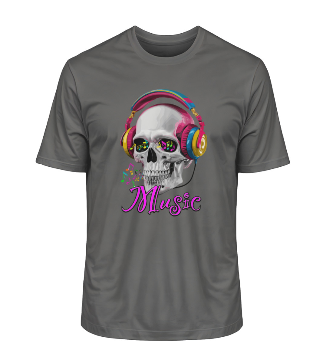 Music Skull - Herren Premium Organic Shirt 2.0 ST/ST-6903