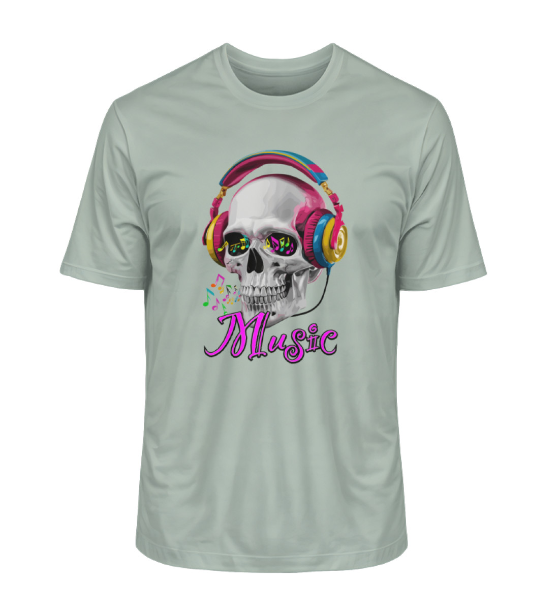 Music Skull - Herren Premium Organic Shirt 2.0 ST/ST-7137