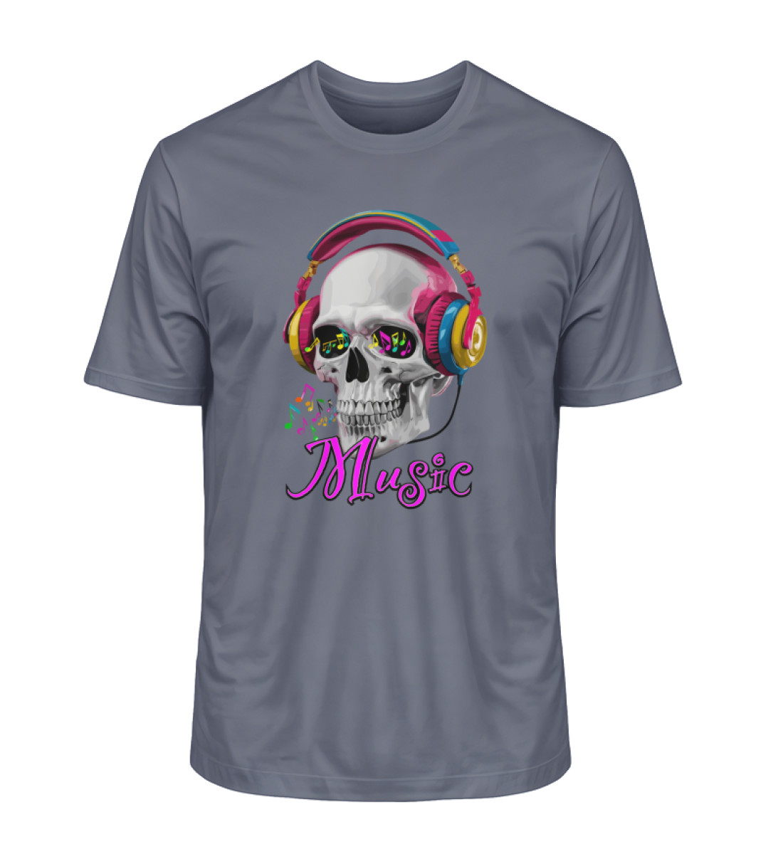 Music Skull - Herren Premium Organic Shirt 2.0 ST/ST-7080