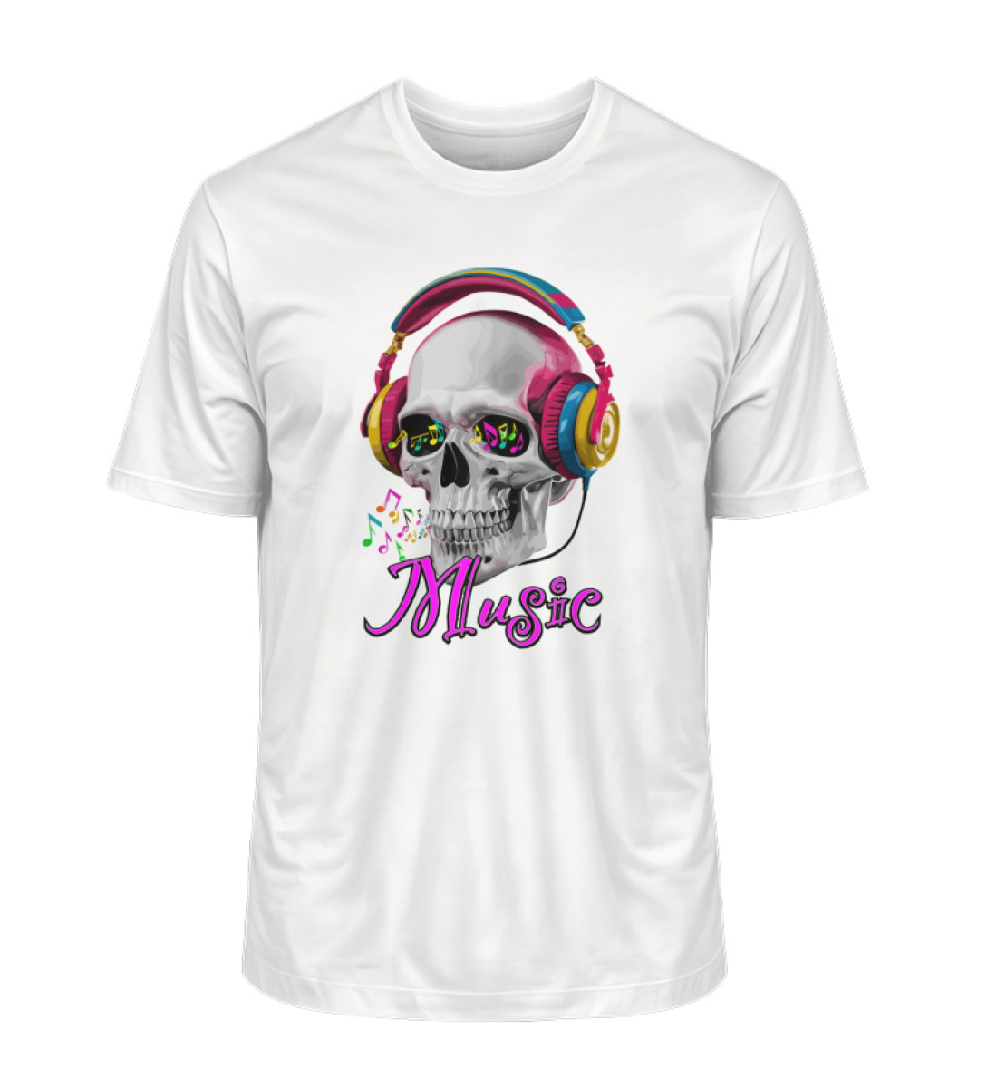 Music Skull - Herren Premium Organic Shirt 2.0 ST/ST-3