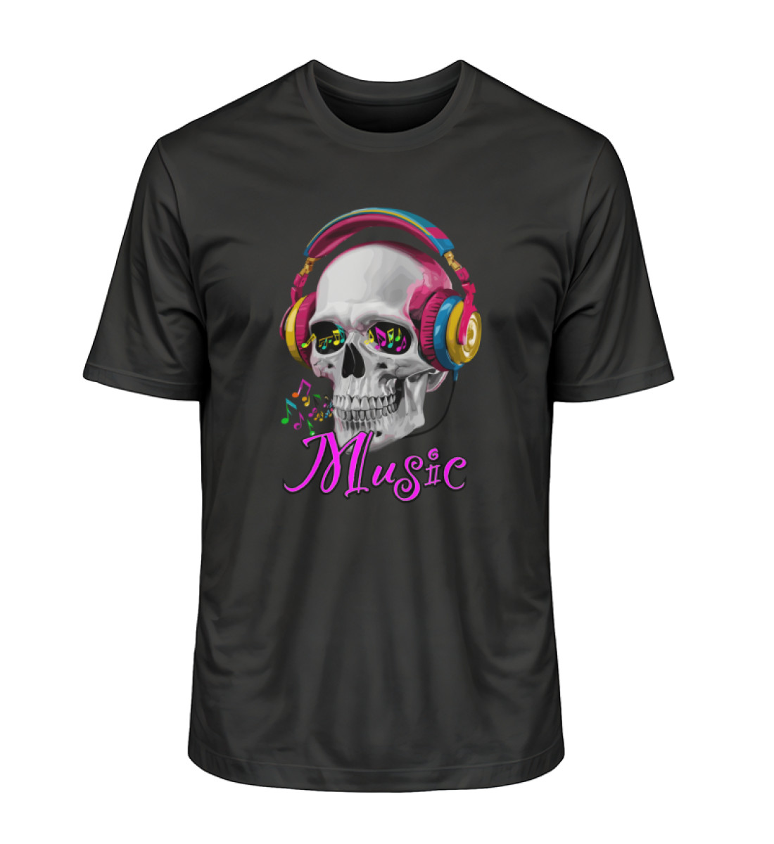 Music Skull - Herren Premium Organic Shirt 2.0 ST/ST-16