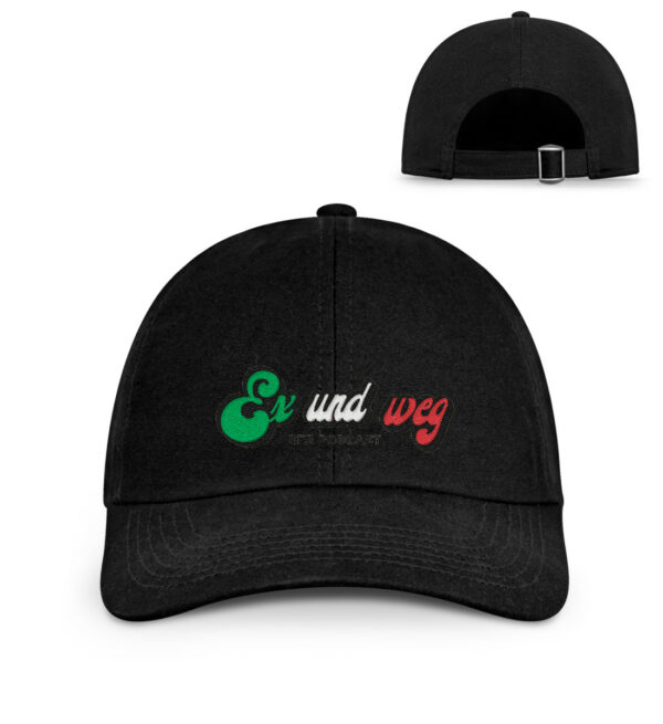 Ex und Weg Baseball Cap - Organic Baseball Kappe mit Stick-16